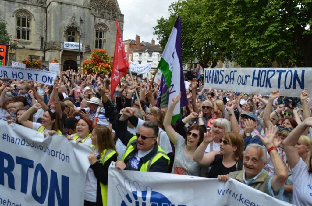 Thousands turnout to support Hands around Our Horton Protest