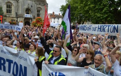 Thousands turnout to support Hands around Our Horton Protest