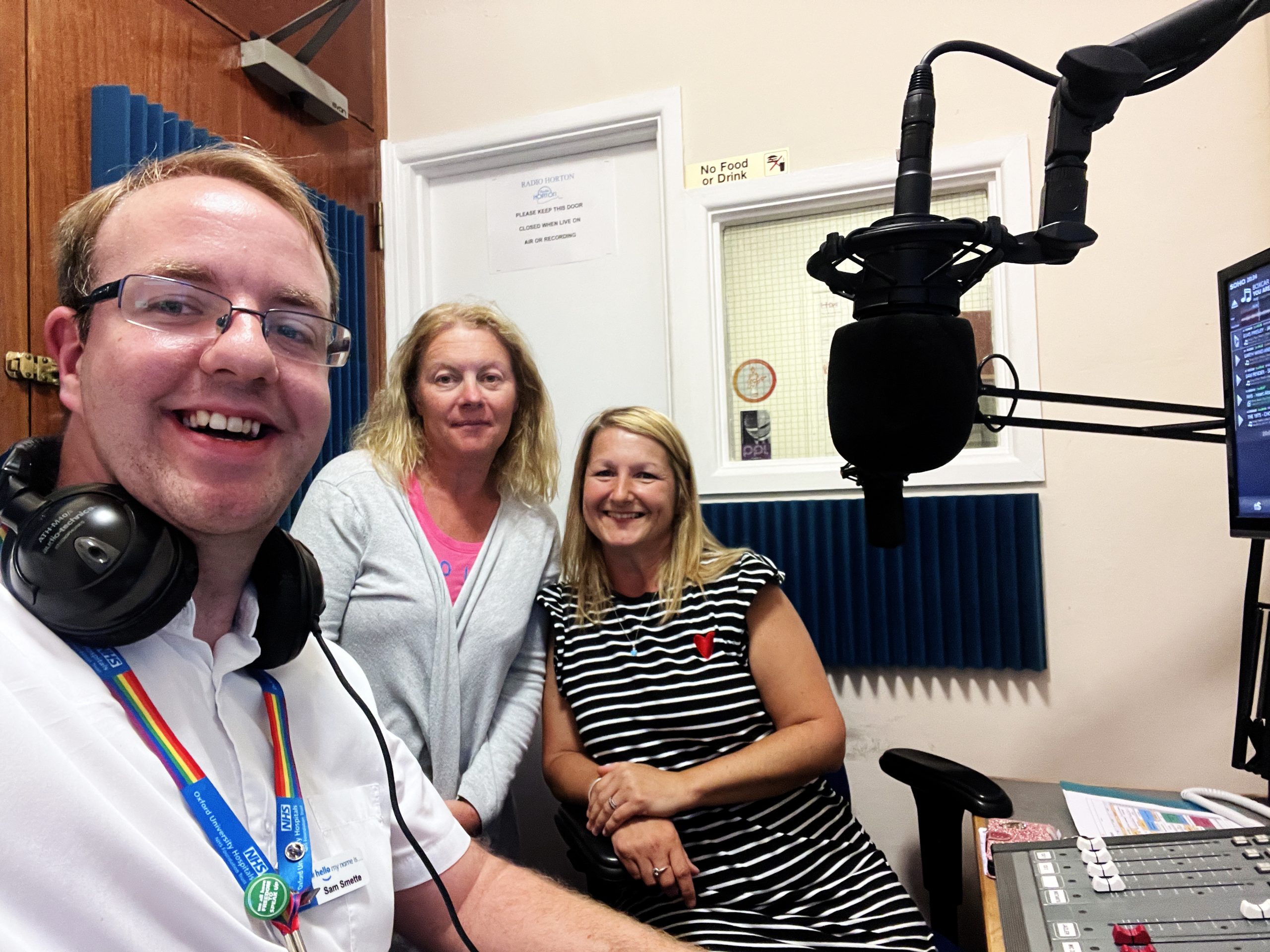Leigh and Marie from the Oxfordshire Foster Care Association, speaking to Sam about foster caring in Oxfordshire.