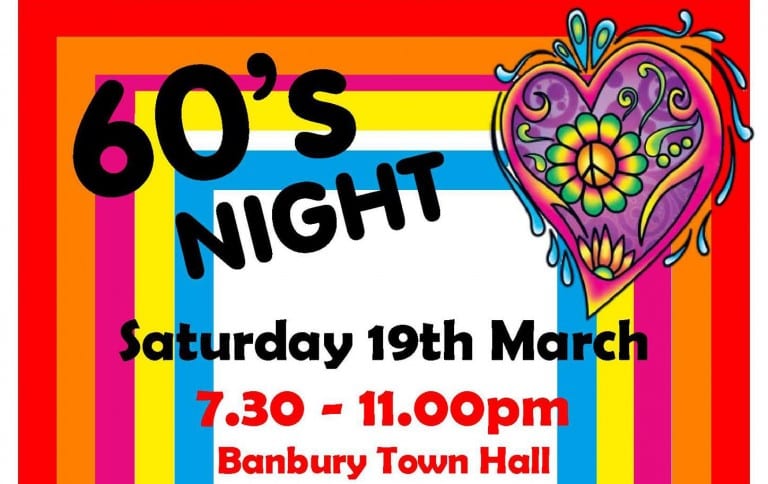 Banbury Town Council 60's Night for Guide Dogs for the Blind & Radio Horton